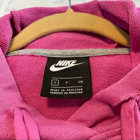 Nike Oversized Yoga Sweatshirt PINK Size SMALL (see measurements) #WB127 - Picture 7 of 7